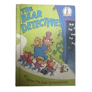 "The Bear Detectives" by Stan and Jan Berenstain -‎ Hardcover Vintage 1975